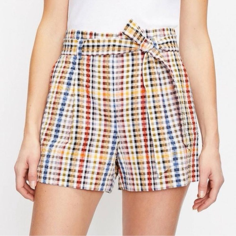 LOFT Paperbag Pull On Shorts LOFT Multicolor Tie Waist Shorts Size Medium